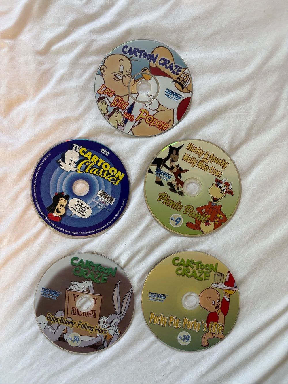 Digiview Cartoon Craze Collection - Mixed Color DVD Set